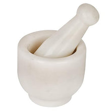 Load image into Gallery viewer, Natural white Mortar and Pestle Set for Kitchen
