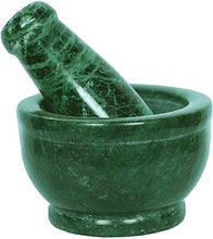 Load image into Gallery viewer, Green  Mortar &amp; Pestle Set (Idi Kallu)
