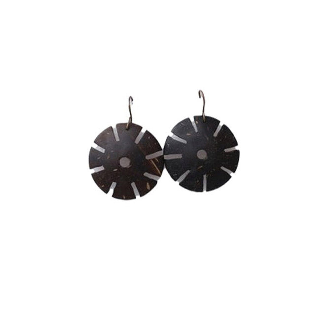 Coconut Shell Ear ring