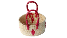 Load image into Gallery viewer, Palm Leaf Lunch Basket
