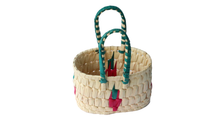 Load image into Gallery viewer, Palm leaf Lunch Basket Small
